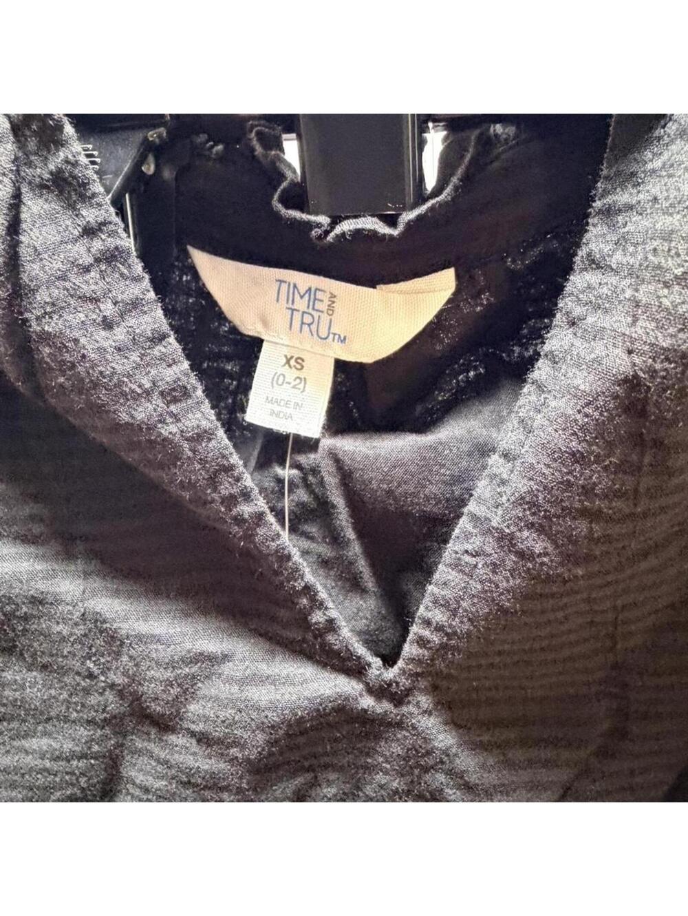 Time and Tru Women's Black Dress - Picture 2 of 3